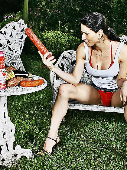 Delicious tricks of stunning Adriana