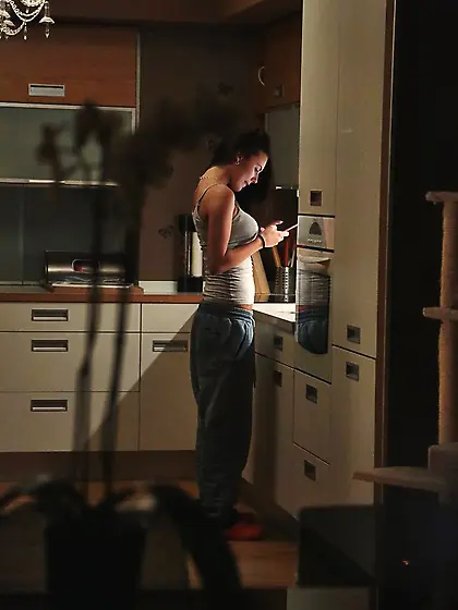 Czech reverse blowjob