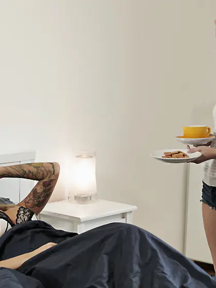 Handsome fucker drilled girlfriends