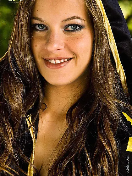 Teen brunette Kim Nubiles with small tits and smooth snatch stri