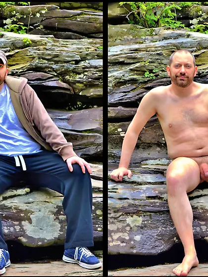 shaun clothed & naked