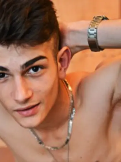 Brunette Young Man Mikeabs.