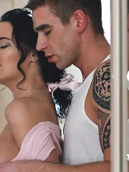 Small tits brunette teen gets fucked hard