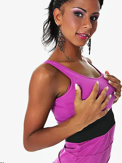 Czech pretty ebony solo