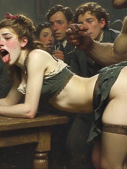 slender girls with orc