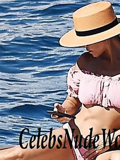 Kourtney Kardashian Bikini Candids In Portofino