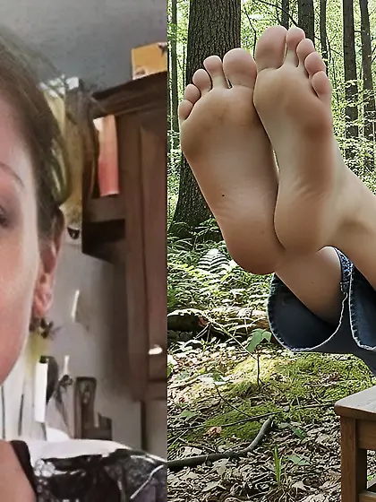 Molly Loves The Smell Of Her Feet