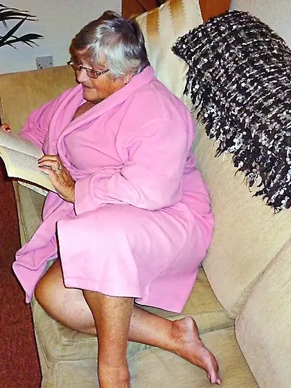 Gorgeous elderly blonde soft