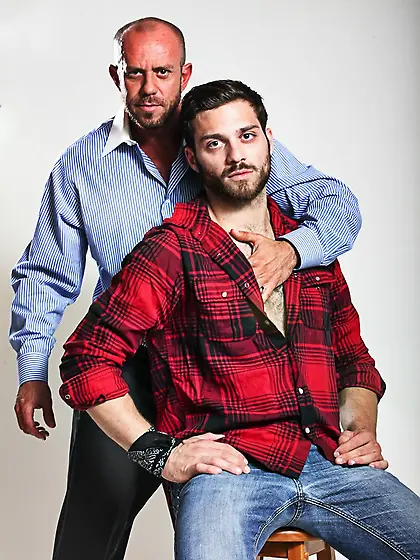 Mature gent helped trench