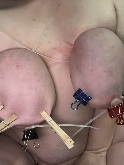 Torturing my tits