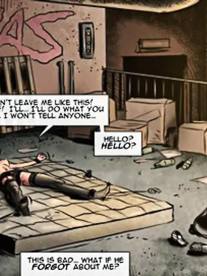 Chesty trollop tied dirty