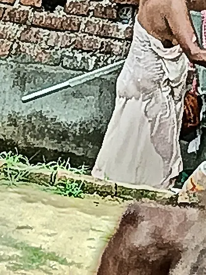 Desi outdoor naked aunty