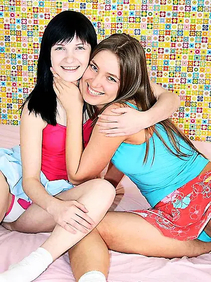 Cute teenage sweeties fucking