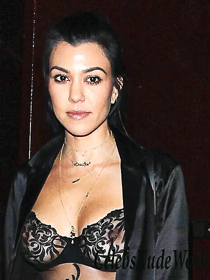 Kourtney Kardashian See Through Photos