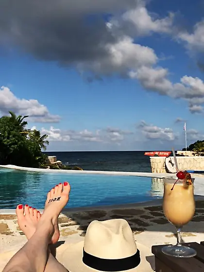 Caity Lotz Bikini