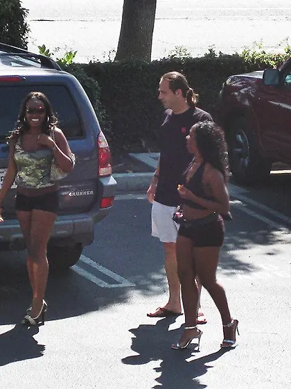 Chocolate chick Ms.  Platinum takes internal cumshot while riding