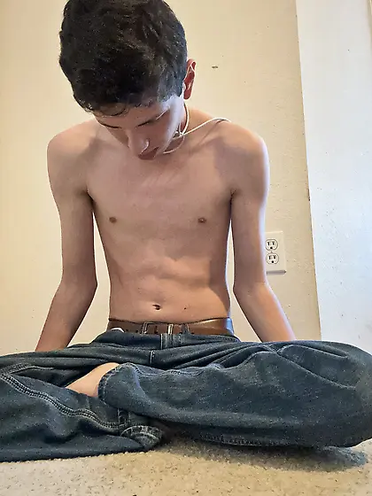 HOT 19 year old boy playing dead