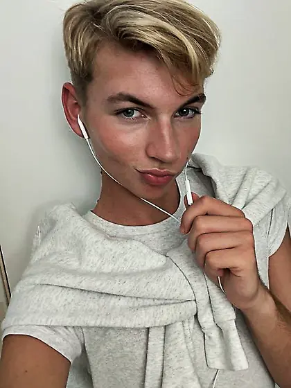 twink blond boy 18 harley san diego gay bisexual
