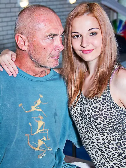 Shameless chick loves having sex with stepfather after daily swi