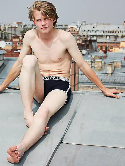 White young man ralfblueeyes