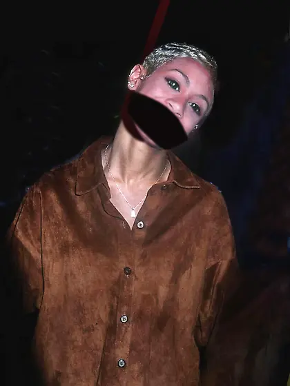 A beautiful firm neck stretched