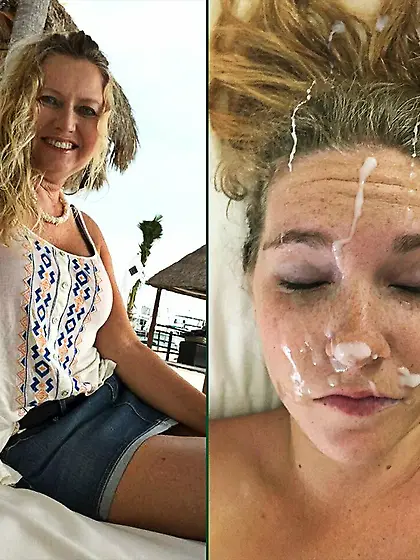 Before and after cum sluts