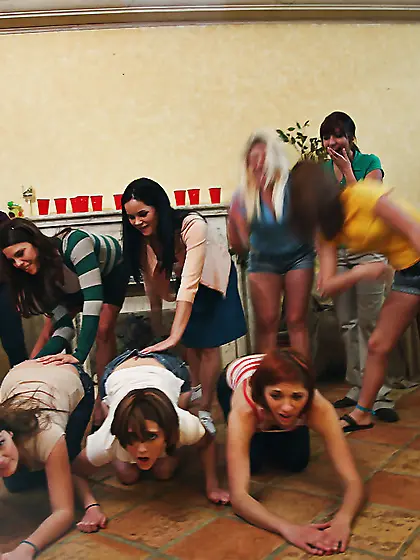 Attractive lingerie threesome