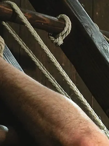 Horny master leather fucks