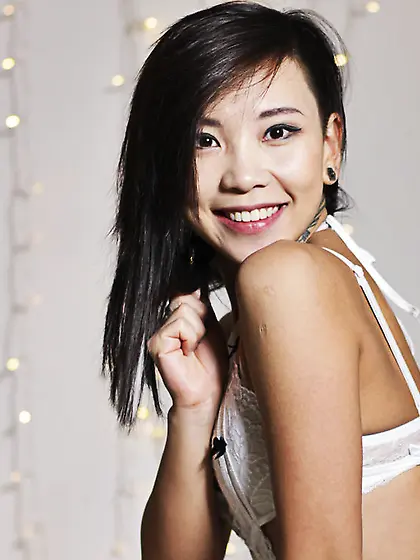 Asian teen small tits