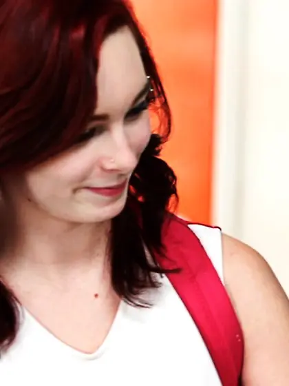 Crazy tight skirt fuck