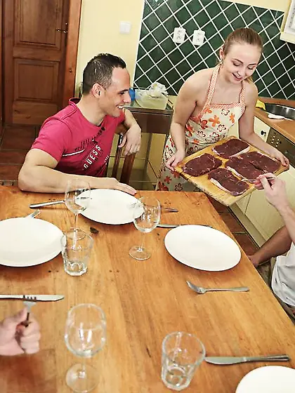 European czech teen gangbang