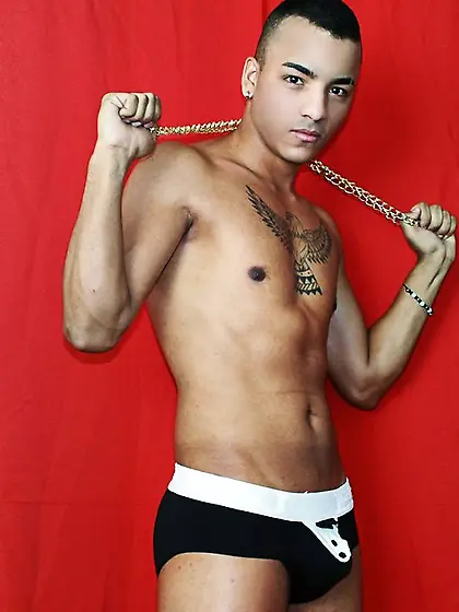 Latin young gay DEXXTERPLAY