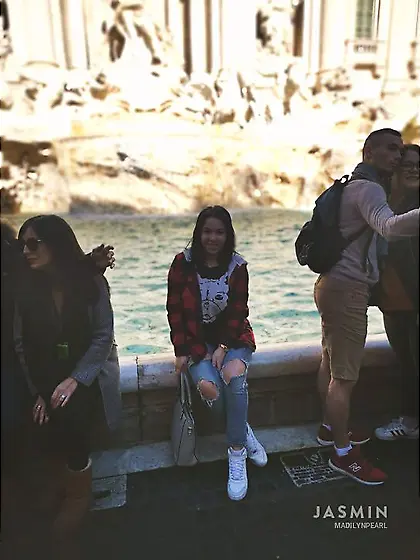 Athletic big tit teen