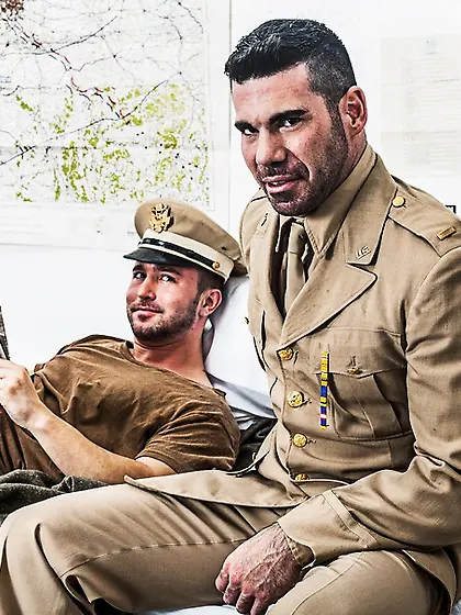 Gay sex barracks ass-hungry