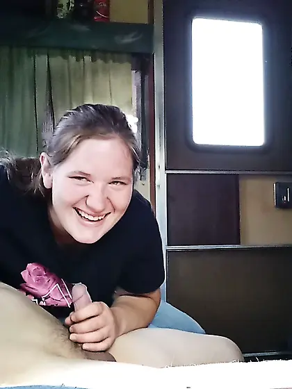 Ex girlfriend sucking the dick