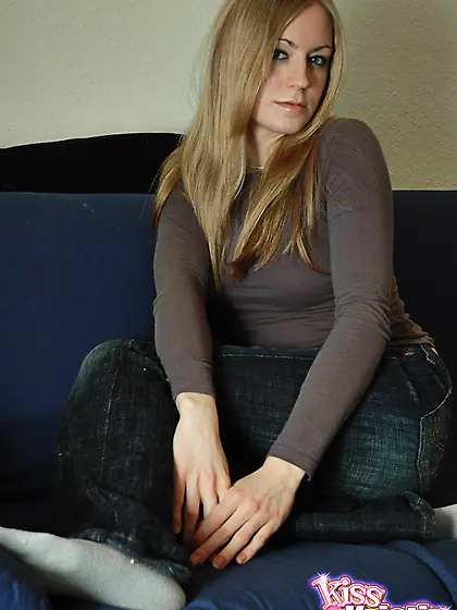 Tight long hair jeans