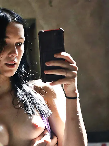 Brianna shows off her tiny titties