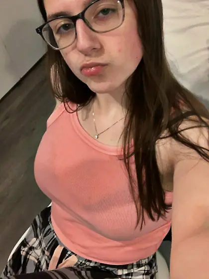 Cute nerdy teen slut