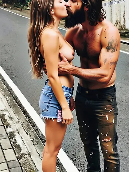 She baits horny homeless guys, her secret kink