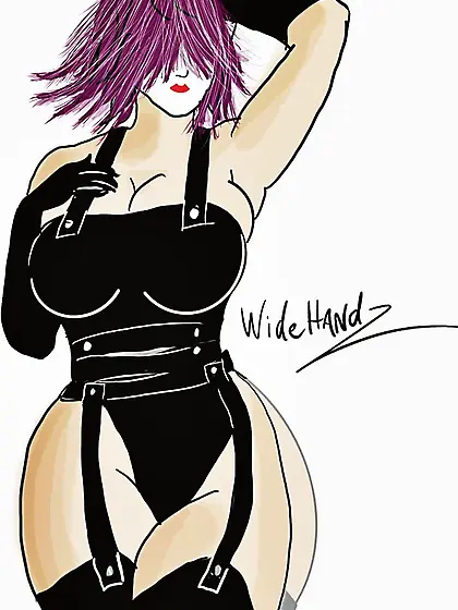 Drawings of shapely women