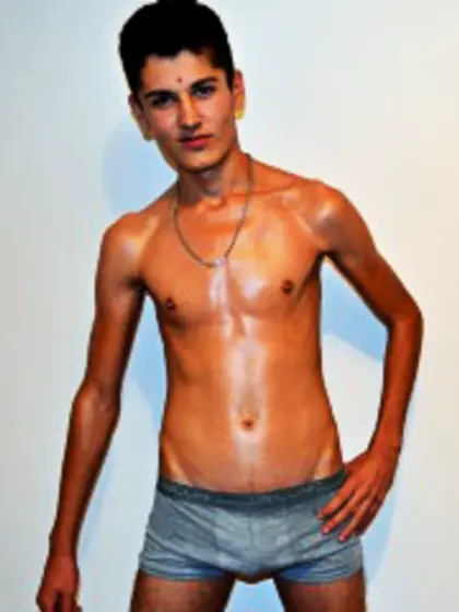 Brunette Young Man Mrtiby.