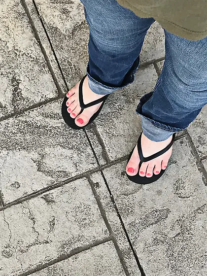 Redhead College Feet