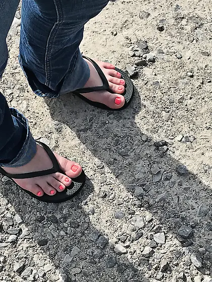 Redhead College Feet