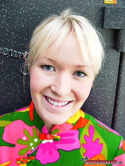 Blonde slut with big tatas gets a giant facial.