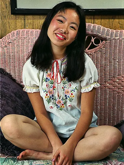 Spreading erotic pussy