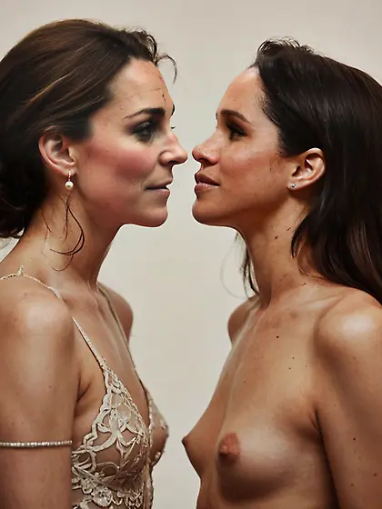 Kate Middleton and Meghan Markle