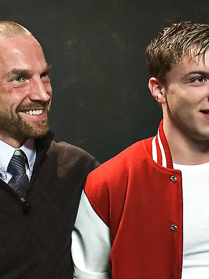 Bearded professor fucking gagged