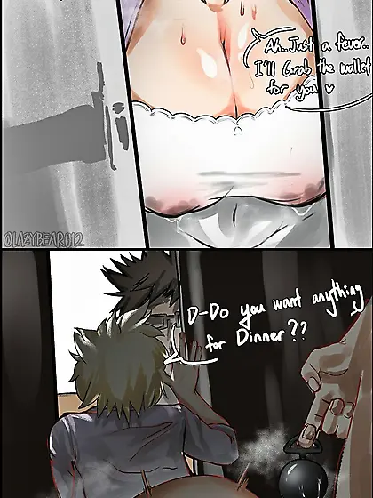 Deku and Bakugo taking turns.