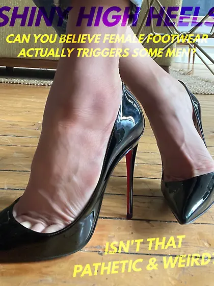 HIGH HEELS & FEMALE FOOTWEAR FETISH CAPTIONS (OC)