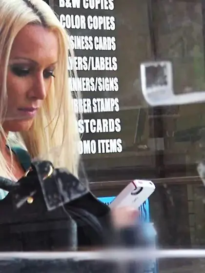 Gorgeous petit blonde blue